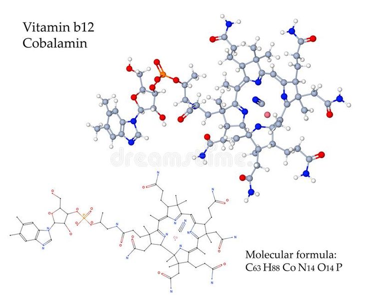 Vitamin B12 Molecule Structure – Essential for Energy, Brain Health, and Red Blood Cell Formation