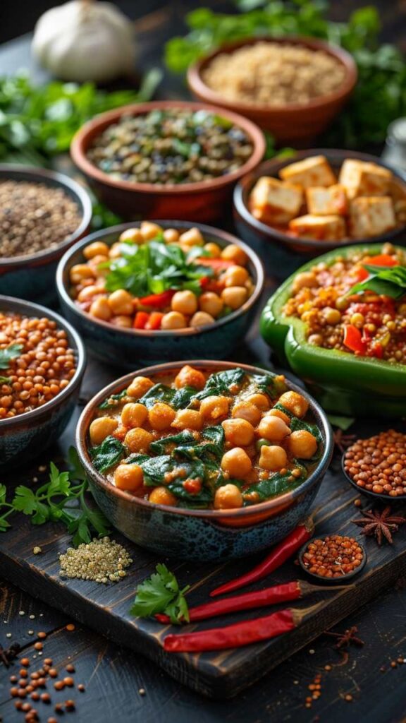 protein rich vegan foods