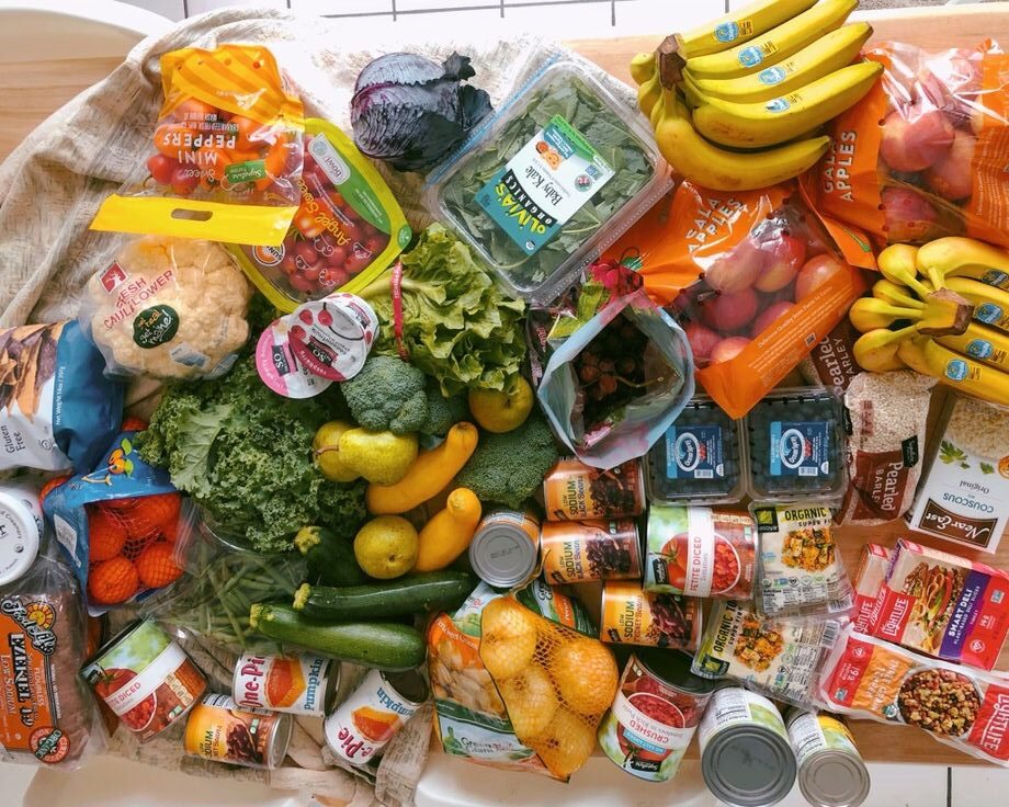Vegan pantry and grocery essentials